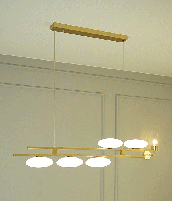 글로링 5등 30W 식탁전등 LED식탁등 [화이트,샴페인골드]