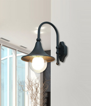 루이 외부벽등, 정원조명, 야외 벽조명(블랙 그레이)