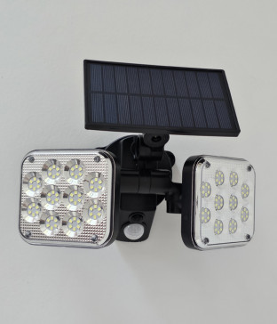 루미스 태양광 센서등 2구 태양광벽등